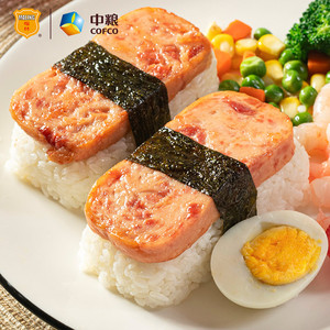 中粮梅林优享午餐肉罐头198g火锅泡面夜宵即食露营烧烤炒饭三明治