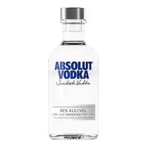 Absolut绝对伏特加原味200ml瑞典进口洋酒基酒便利店调vodca小瓶