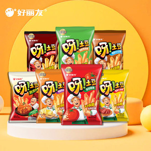 【43元任选8件】好丽友巧克力派好友趣呀土豆好多鱼薯片零食薯条