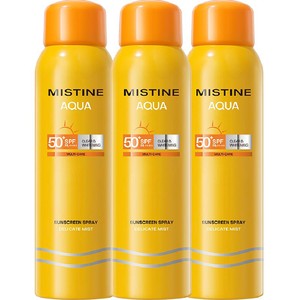 Mistine蜜丝婷户外防晒喷雾防晒霜100ml*3全身通用防紫外线不油腻