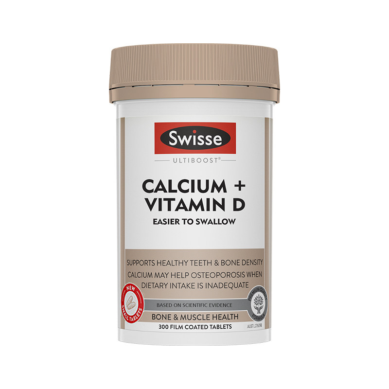 Swisse斯维诗钙片中老年人腰腿抽筋老年补钙骨质疏松保健官方正品