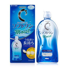 【自营】日本ROHTO乐敦清C3美瞳隐形眼镜护理液500ml清洁杀菌保湿