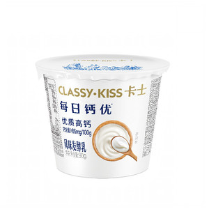 【专享丨4件起包邮】卡士低温酸奶每日钙优90g*6杯原味风味发酵乳