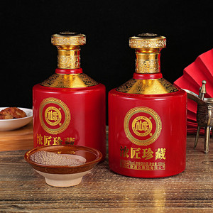 4白水杜康浓匠珍藏浓香型52度白酒整箱500ml*2纯粮食酒水礼盒装
