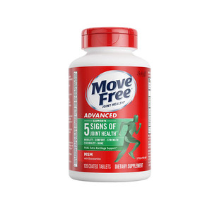 Movefree/益节氨糖软骨素美国原装骨胶原维骨力关节120粒绿瓶官方