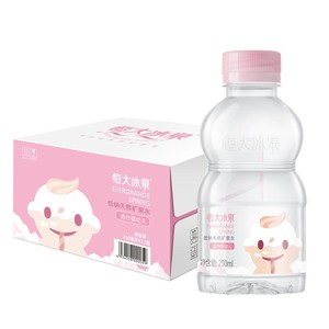 恒大冰泉长白山矿泉水婴儿水宝宝水饮用水母婴家庭小瓶整箱24瓶