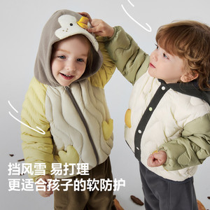 【真心绒】迷你巴拉巴拉宝宝羽绒服排骨男女宝儿童速干绒2026秋冬