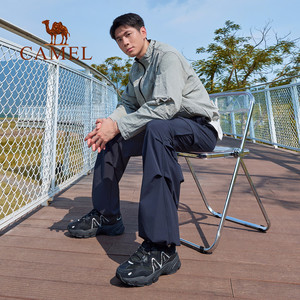 骆驼星野运动鞋男款2026秋冬新款透气男鞋厚底百搭老爹鞋休闲鞋子