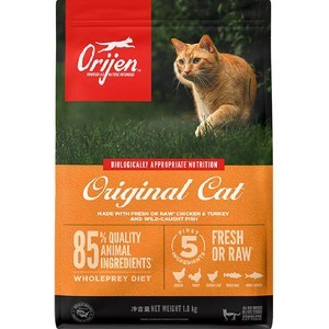 Orijen原始猎食渴望猫粮成猫幼猫原味鸡肉猫粮1.8kg全价无谷进口