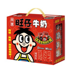 旺旺风味奶旺仔牛奶o泡组合&冻痴组套儿童学生早餐奶饮料礼盒整箱