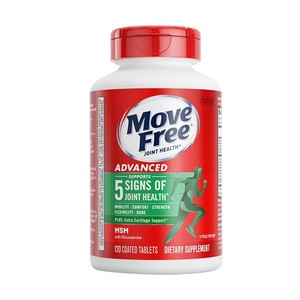 美国MoveFree益节氨糖软骨素MSM中老年养护关节养护绿瓶120粒