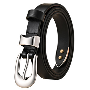 MINISO名创优品女生小众个性黑色细腰带年轻人喜爱风裙子日常皮带