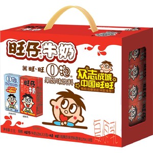 旺旺旺仔牛奶+O泡果奶组合装整箱盒装学生营养早餐儿童牛奶饮料