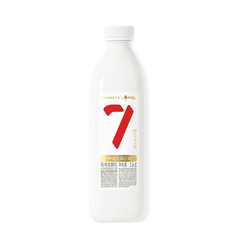 【专享丨2件起包邮】卡士低温酸奶007家庭装原味1kg/无蔗糖969g