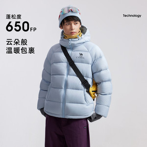 骆驼户外羽绒服2026秋冬新款男女同款保暖加厚高蓬松面包服外套