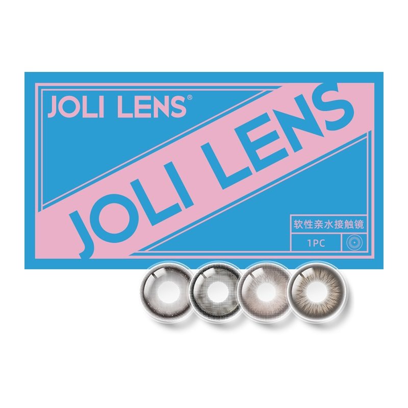 【卫康子品牌】jolilens美瞳半年抛彩色隐形眼镜1片舒适水润