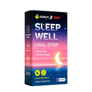 杰士邦xGNC舒眠片 褪黑素睡眠舒缓压力助茶氨酸闪释口溶膜非软糖