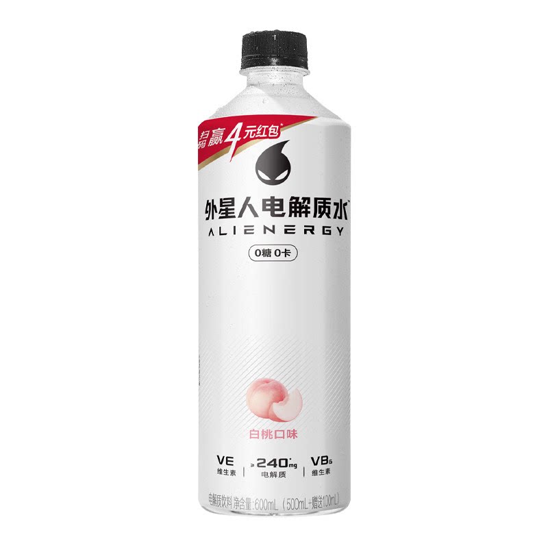 外星人0糖0卡电解质水健身含维生素整箱多口味尝鲜600mL8瓶组合装 30.1元