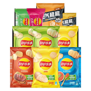【闪购速达】乐事薯片零食休闲小吃休闲解馋零食400g零食礼包B