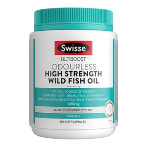 Swisse斯维诗深海鱼油omega3男女成人中老年dha护心眼脑胶囊官方