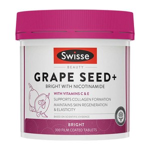 Swisse烟酰胺葡萄籽300片非胶囊烟酰胺胶原蛋白原花青素维生素C