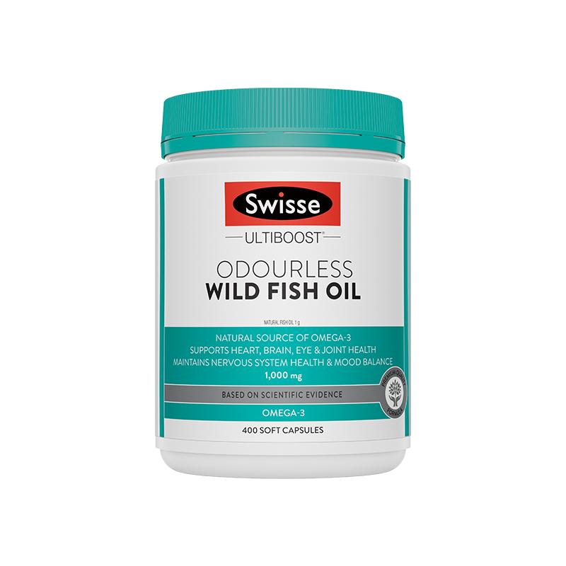 Swisse斯维诗深海鱼油软胶囊澳洲400粒欧米茄omega3中老年dha成人 141.55元