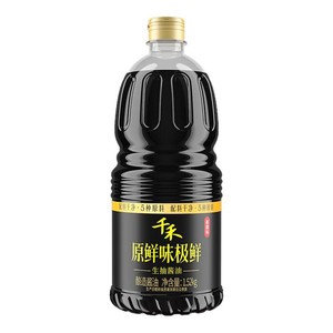 淘宝秒杀千禾味极鲜酱油1.52kg大瓶家用味极鲜生抽酿造酱油调味炒