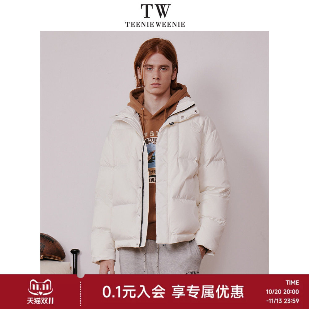 Teenie Weenie小熊男装简约羽绒服男2024冬季新款羽绒服 303元