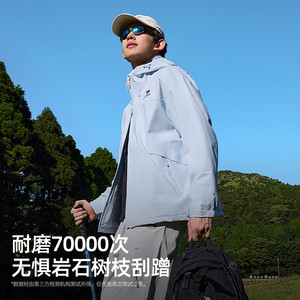 骆驼山海男装三合一拼色冲锋衣夹克2026新款暴雨级防水户外外套女