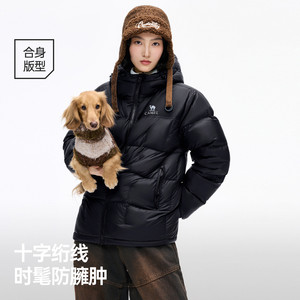骆驼女装热能轻盈面包羽绒服2026秋冬新款保暖户外休闲百搭羽绒服