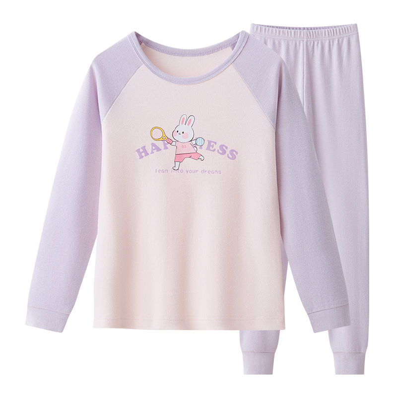 红豆儿童纯棉秋衣秋裤男童女童保暖内衣套装打底全棉毛衫睡衣新AH 35.5元