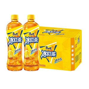 康师傅原味冰红茶饮品柠檬口味清爽解腻饮料500ml*15瓶装整箱
