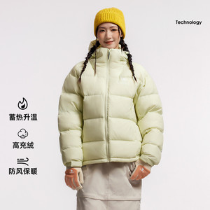 骆驼黑钻5户外泡芙羽绒服冬季新款女款男款保暖加厚外套面包服